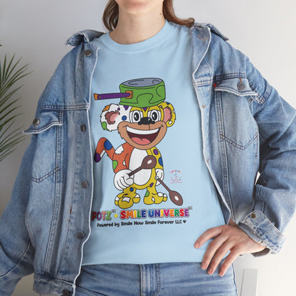 Potz™ Unisex Heavy Cotton™ Tee – Playful Graphic Tee | Smile Universe Collection