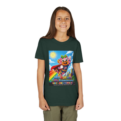 Panz™ Youth Short Sleeve Tee – "My Autism is My Superpower" Graphic | Smile Universe Collection