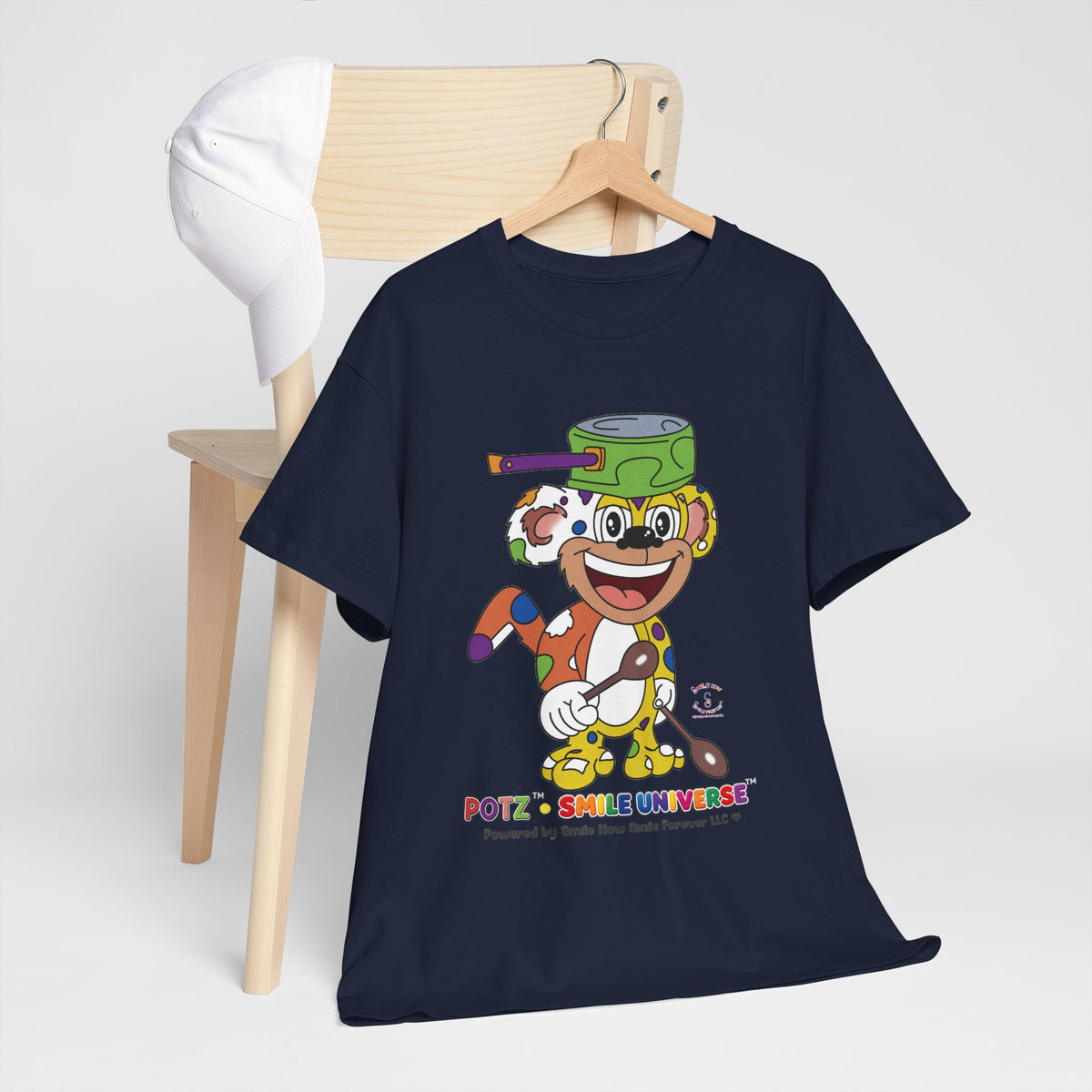 Potz™ Unisex Heavy Cotton™ Tee – Playful Graphic Tee | Smile Universe Collection