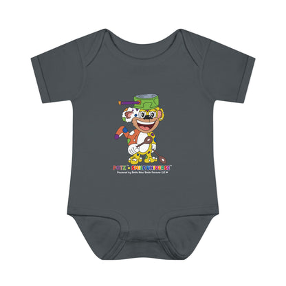 Potz™ Infant Baby Rib Bodysuit – Playful Chef Graphic Onesie | Smile Universe Collection