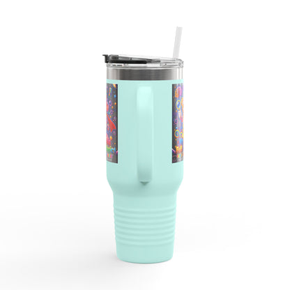 Panz™ 40oz Insulated Travel Mug – "My Mind is Full of Magic" Graphic | Smile Universe Collection