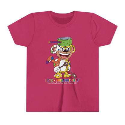 Potz™ Youth Short Sleeve Tee – Playful Graphic Tee | Smile Universe Collection