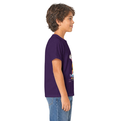 Panz™ Kids Softstyle Tee – "Different is My Superpower" Graphic | Smile Universe