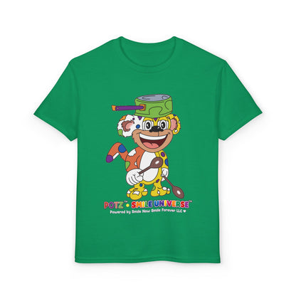 Potz™ Youth DryBlend® T-Shirt – Playful Graphic Tee | Smile Universe Collection