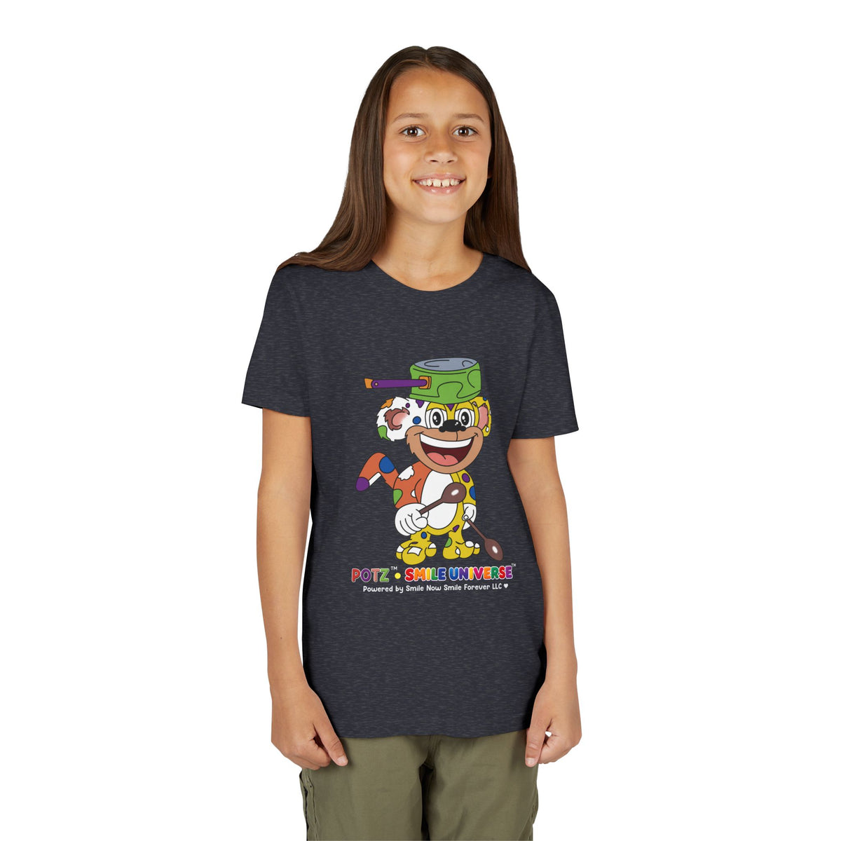 Potz™ Youth Short Sleeve Tee – Playful Graphic Tee | Smile Universe Collection