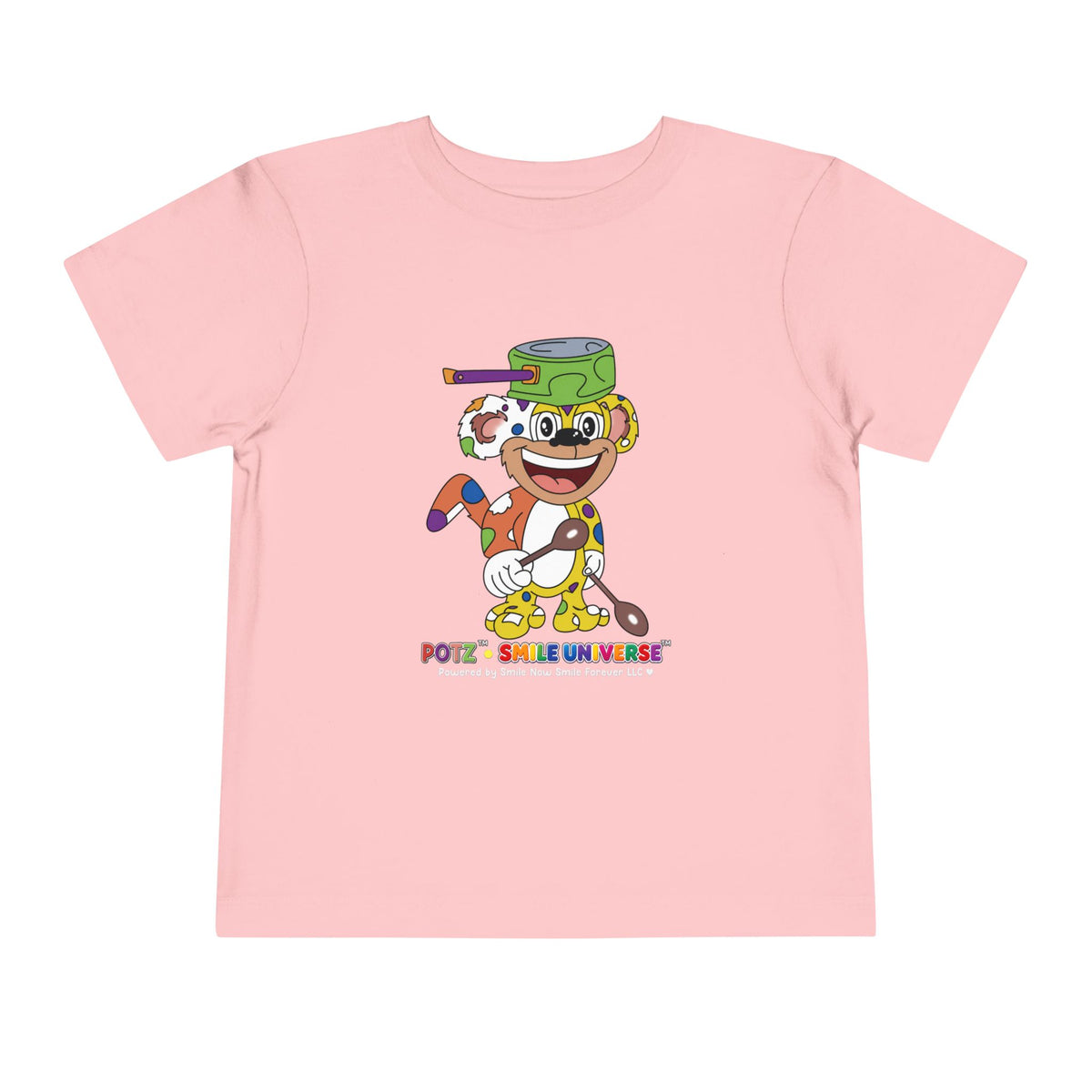 Potz™ Toddler Short Sleeve Tee – Playful Graphic Tee | Smile Universe Collection
