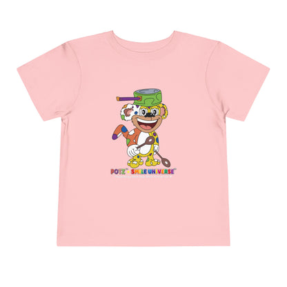 Potz™ Toddler Short Sleeve Tee – Playful Graphic Tee | Smile Universe Collection