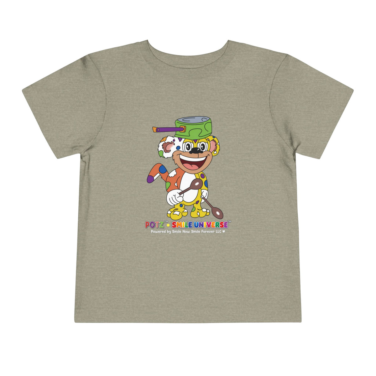 Potz™ Toddler Short Sleeve Tee – Playful Graphic Tee | Smile Universe Collection