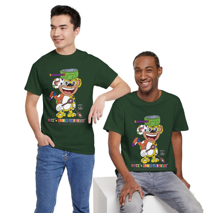 Potz™ Unisex Heavy Cotton™ Tee – Playful Graphic Tee | Smile Universe Collection