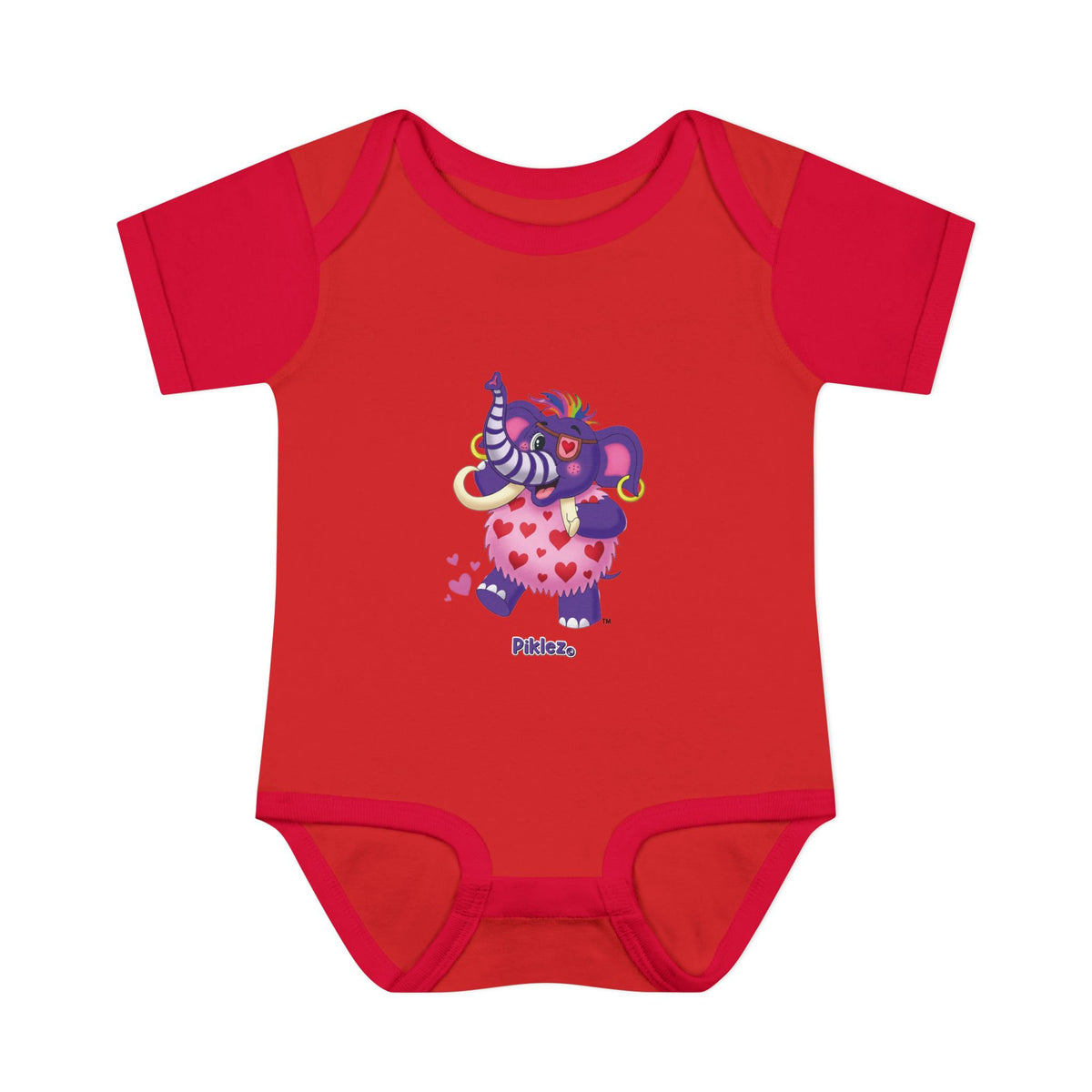 Piklez™ Infant Baby Rib Bodysuit – "Full of Love!" Graphic | Smile Universe Collection