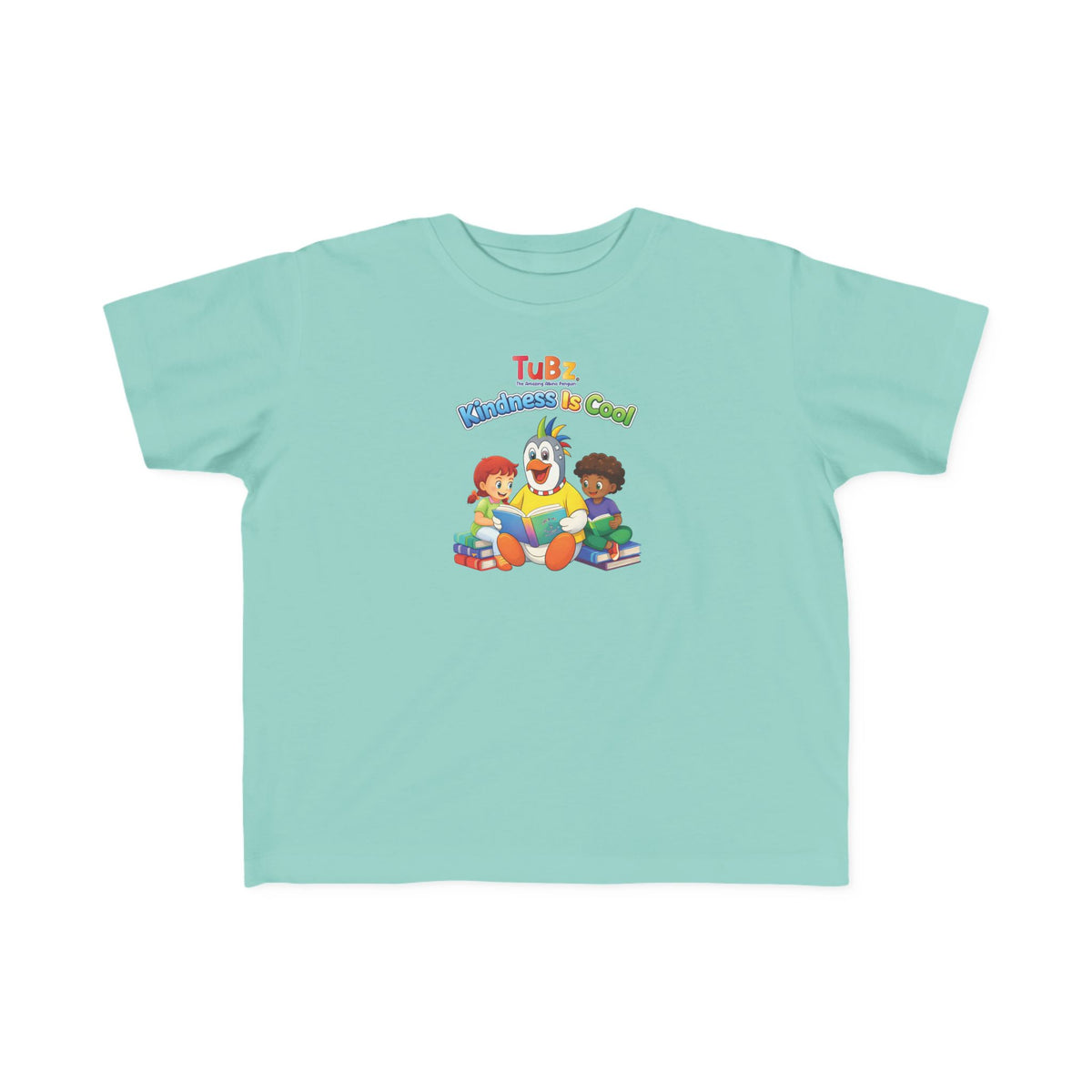 TuBz™ "Kindness Is Cool" Kids T-Shirt - Positive Message Graphic Tee | Smile Universe TuBz4Kidz