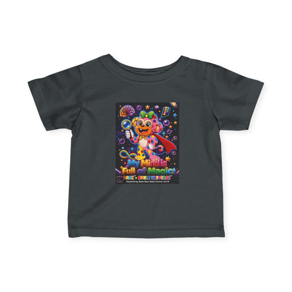 Panz™ Infant Fine Jersey Tee – "My Mind is Full of Magic" Graphic | Smile Universe Collection