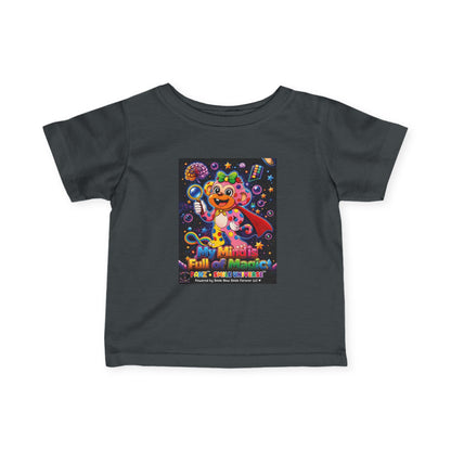 Panz™ Infant Fine Jersey Tee – "My Mind is Full of Magic" Graphic | Smile Universe Collection