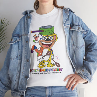 Potz™ Unisex Heavy Cotton™ Tee – Playful Graphic Tee | Smile Universe Collection