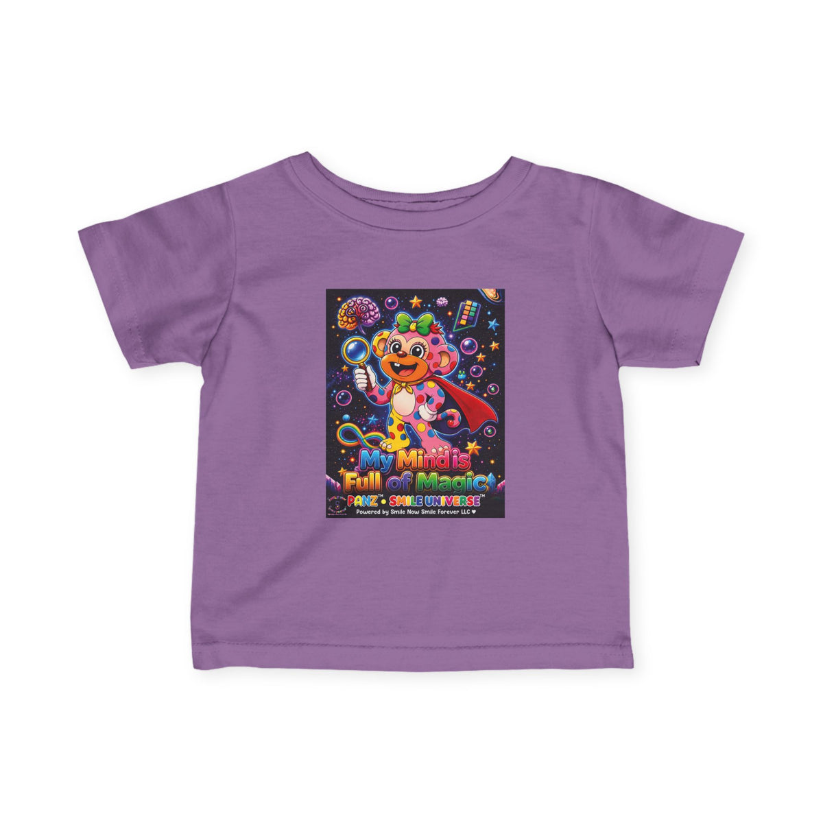Panz™ Infant Fine Jersey Tee – "My Mind is Full of Magic" Graphic | Smile Universe Collection