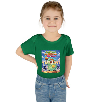 TuBz™ "Be Proud. Be Different. Be You." Infant Bodysuit - Inspirational Baby Onesie