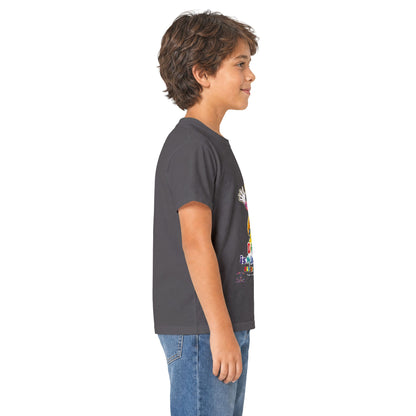 Panz™ Kids Softstyle Tee – "Different is My Superpower" Graphic | Smile Universe