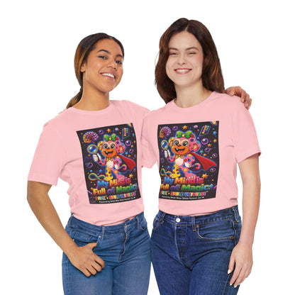 Panz™ Unisex Jersey Short Sleeve Tee – "My Mind is Full of Magic" Graphic | Smile Universe Collection