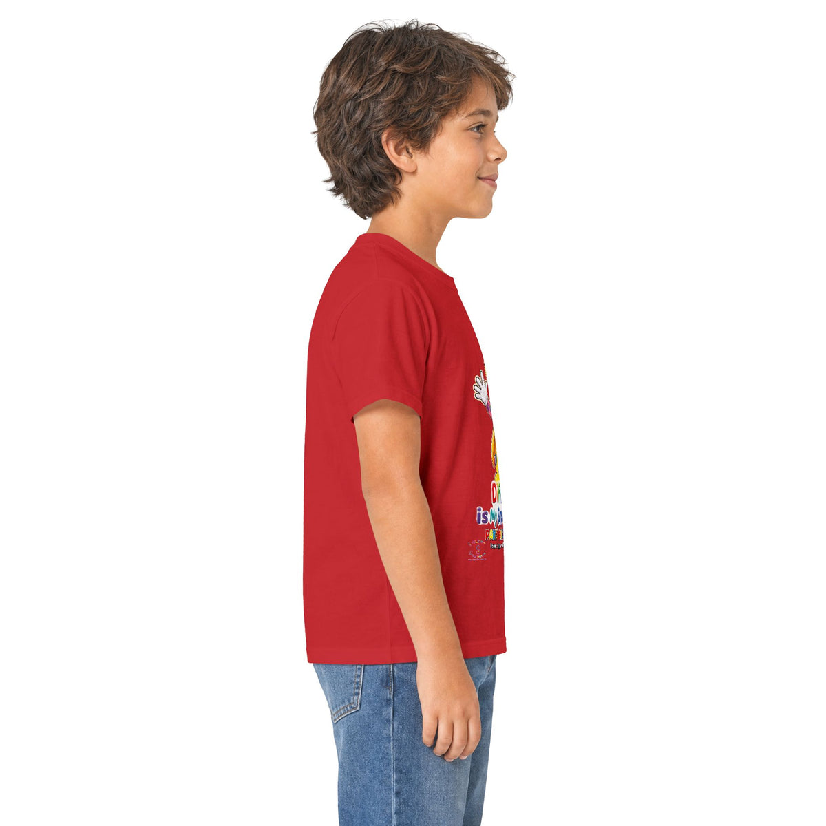 Panz™ Kids Softstyle Tee – "Different is My Superpower" Graphic | Smile Universe