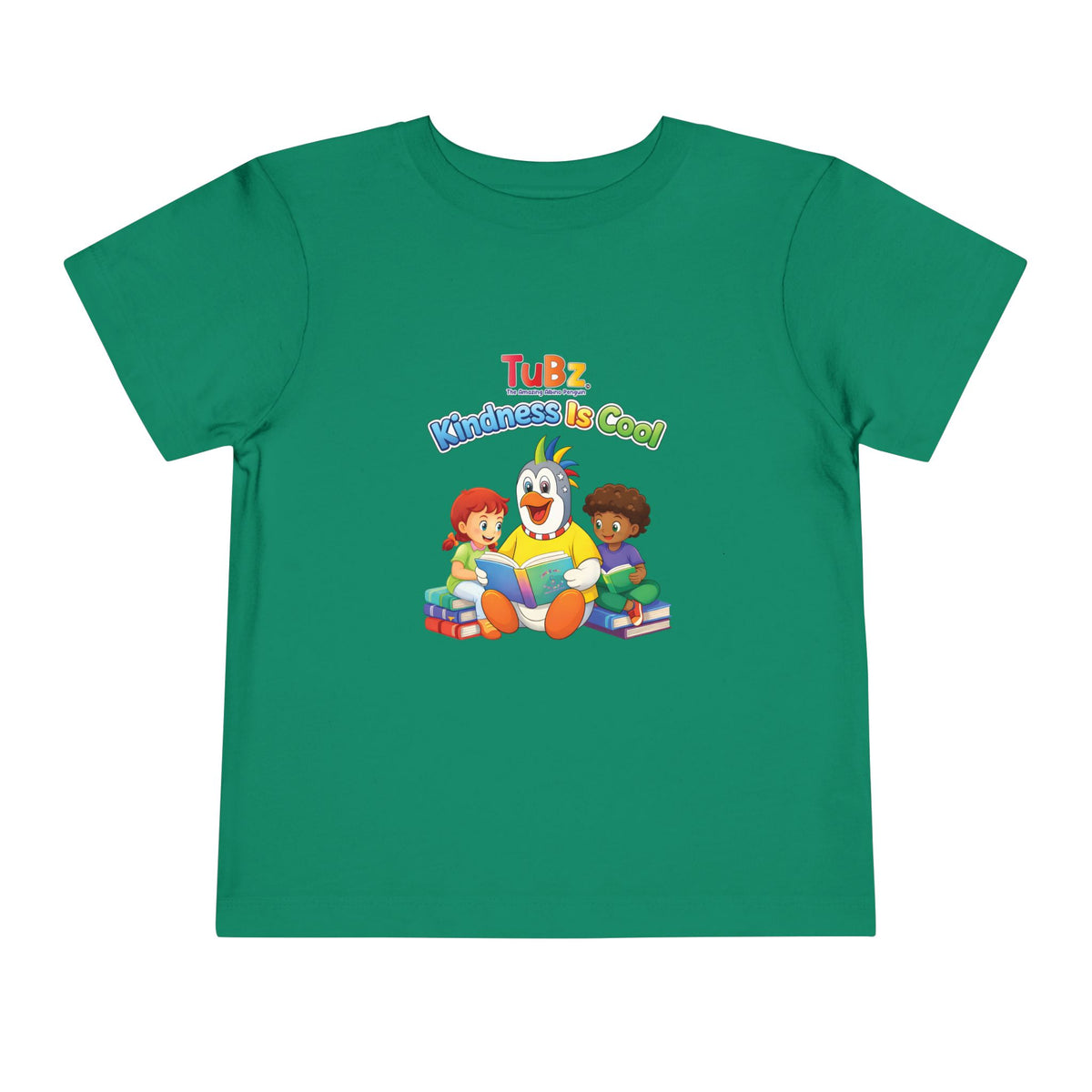 TuBz™ "Kindness Is Cool" Kids T-Shirt - Positive Message Graphic Tee | Smile Universe TuBz4Kidz