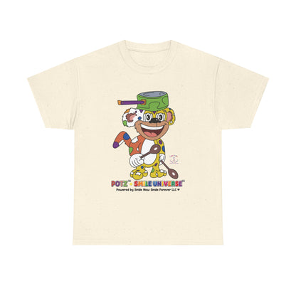 Potz™ Unisex Heavy Cotton™ Tee – Playful Graphic Tee | Smile Universe Collection
