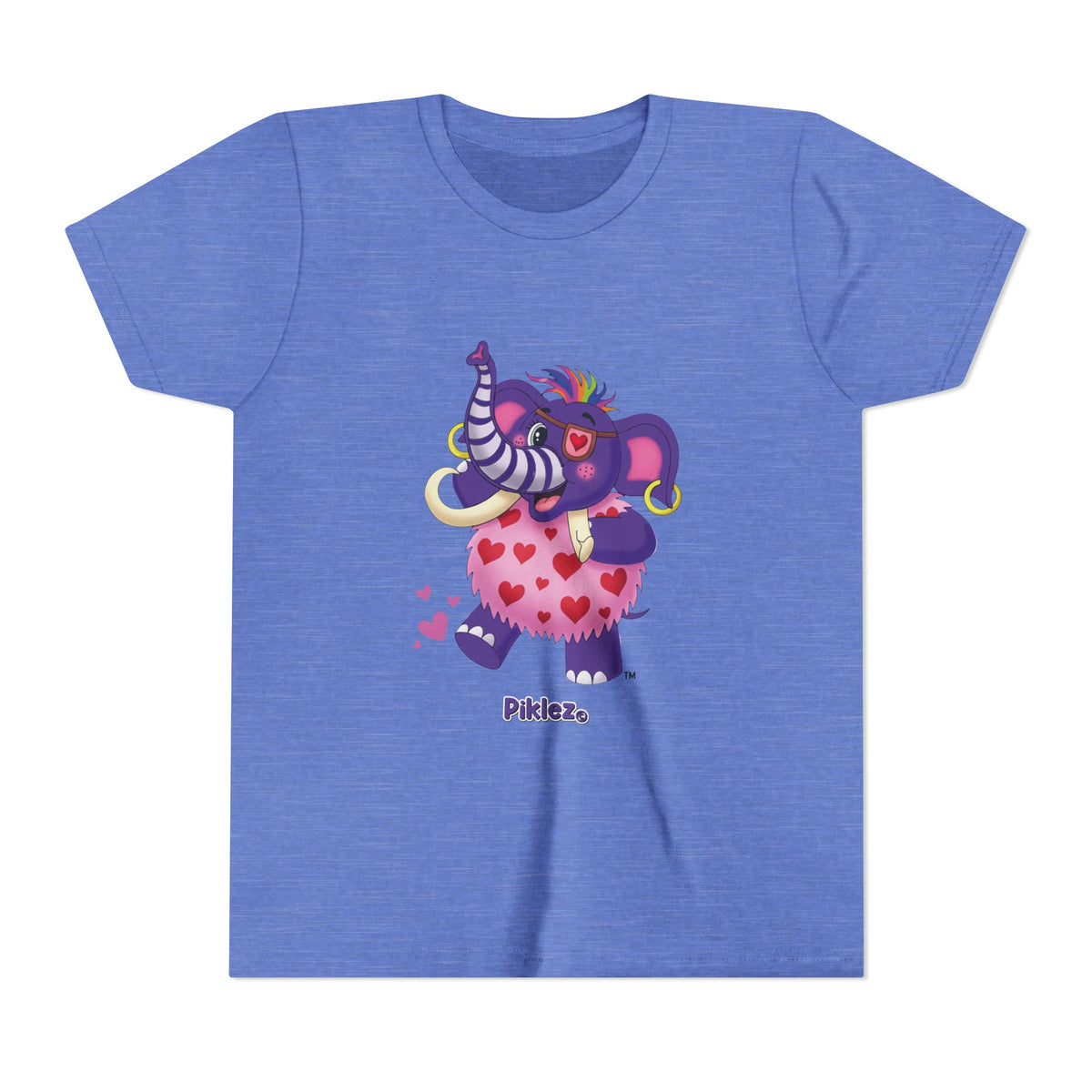 Piklez™ Youth Short Sleeve Tee – "Full of Love!" Graphic Shirt | Smile Universe Collection