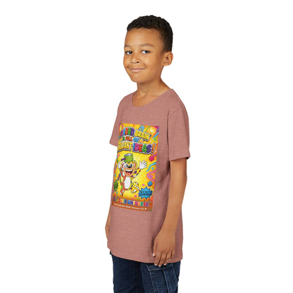 Potz™ Youth Short Sleeve Tee – "My ADHD Brain is Full of Brilliant Ideas!" Graphic Tee | Smile Universe Collection