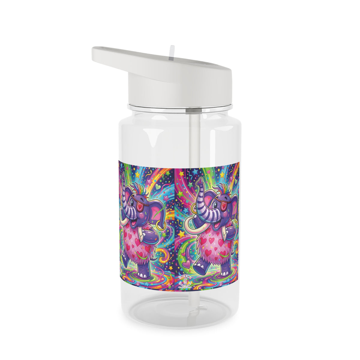 Piklez™ Tritan Water Bottle – "Born to Celebrate!" Graphic | Smile Universe Collection
