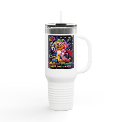 Panz™ 40oz Insulated Travel Mug – "My Mind is Full of Magic" Graphic | Smile Universe Collection