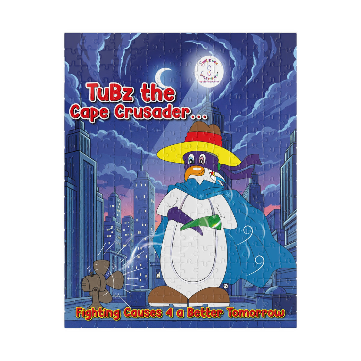 TuBz™ Puzzle (110, 252, 520-piece) – "Fighting Causes 4 a Better Tomorrow" Graphic | Smile Universe Collection