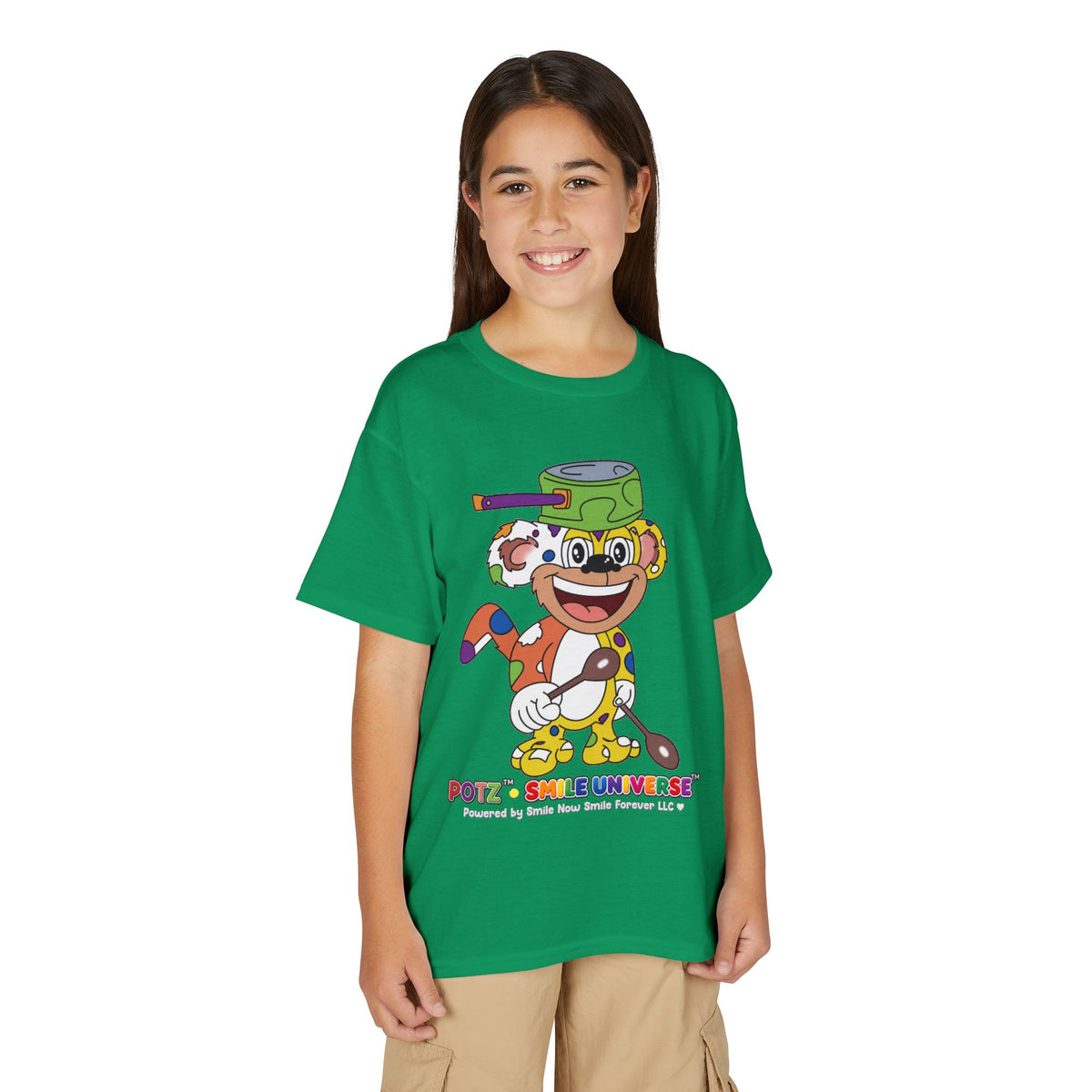 Potz™ Youth DryBlend® T-Shirt – Playful Graphic Tee | Smile Universe Collection