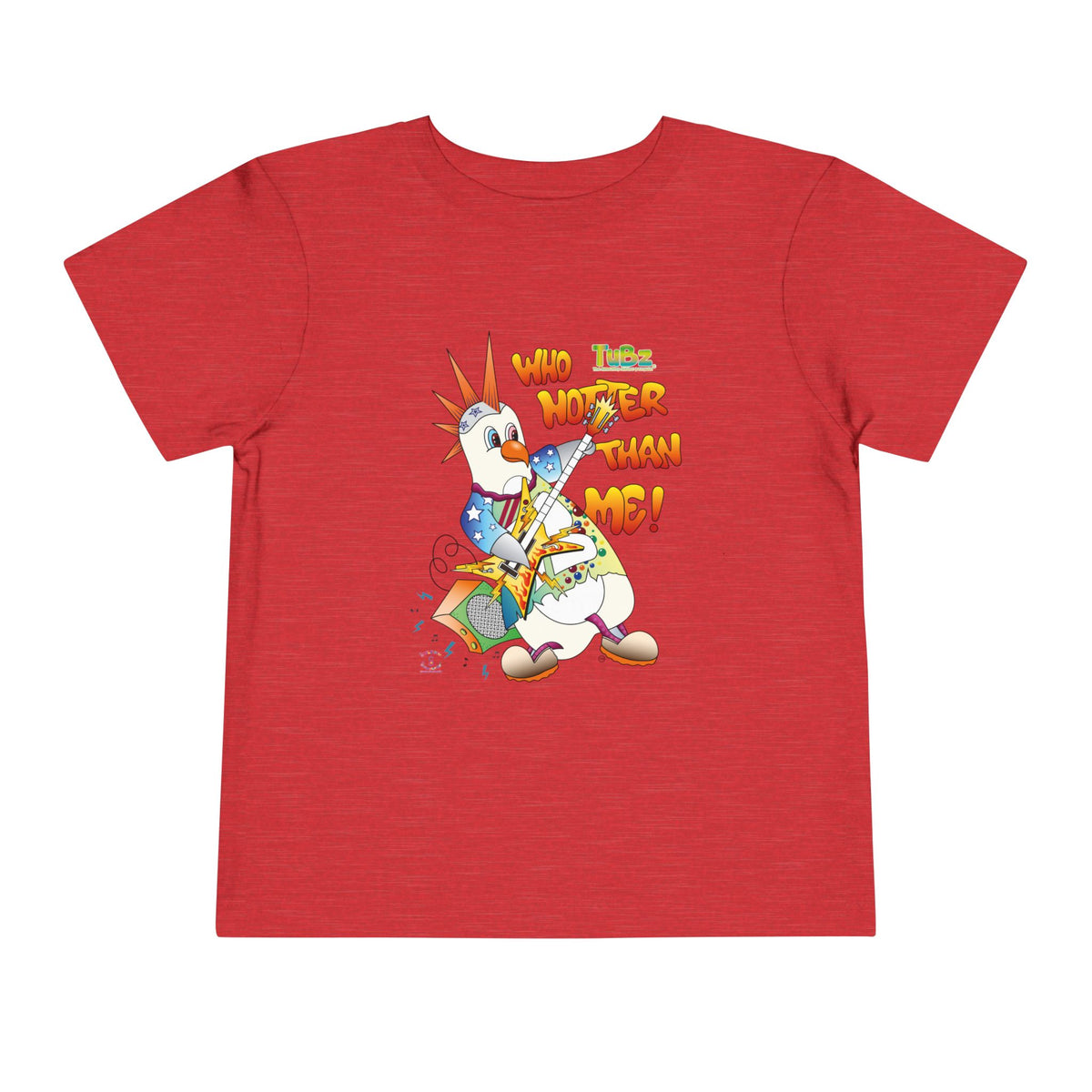 TuBz™ Rockstar Kids T-Shirt - "Who Hotter Than Me!" Graphic Tee | Smile Universe TuBz4Kidz Collection
