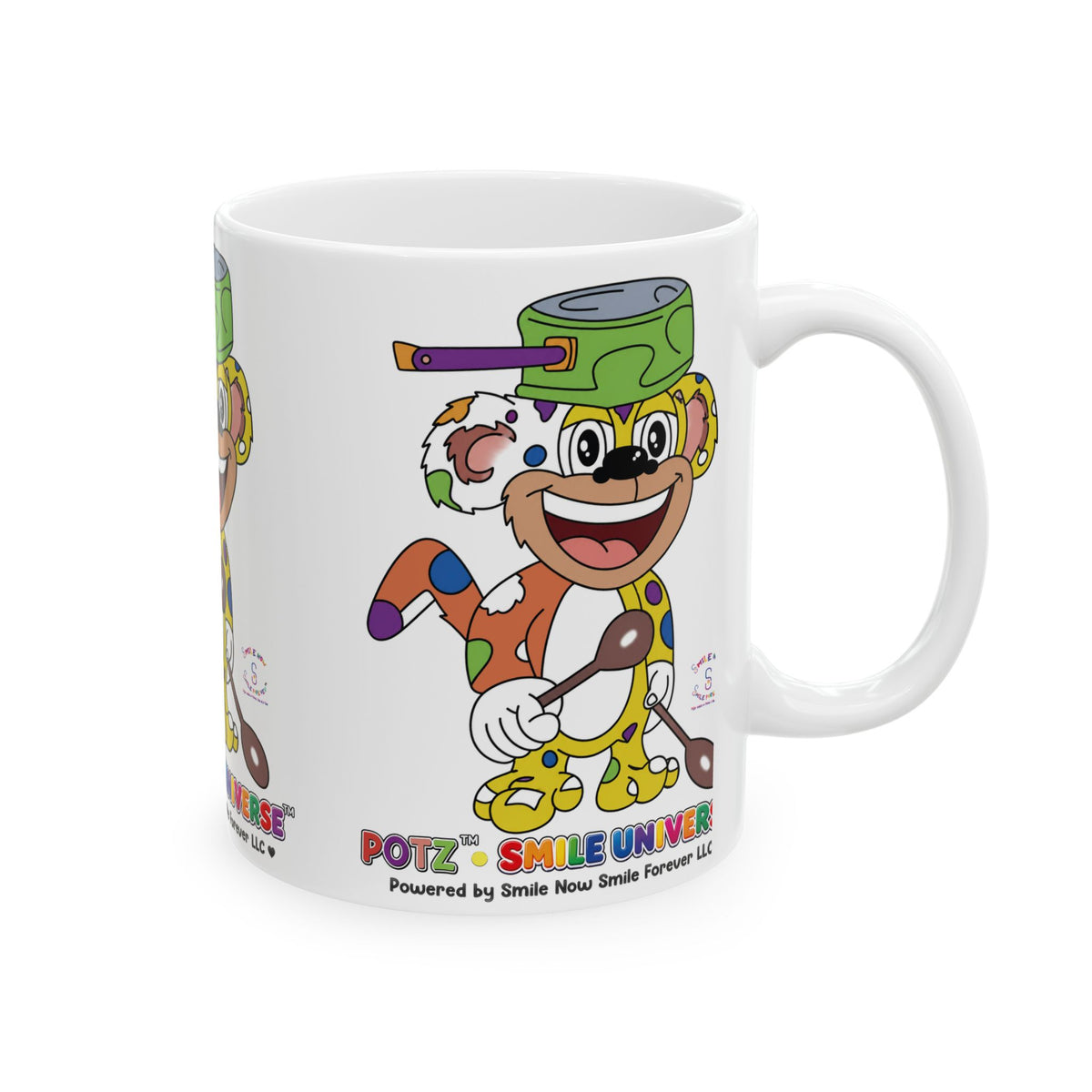 Potz™ Ceramic Mug – Playful Graphic Coffee Mug | Smile Universe Collection
