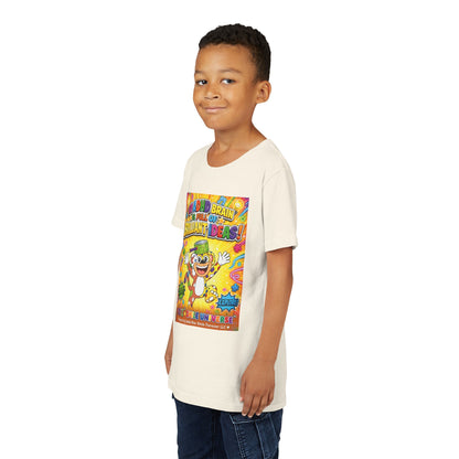 Potz™ Youth Short Sleeve Tee – "My ADHD Brain is Full of Brilliant Ideas!" Graphic Tee | Smile Universe Collection