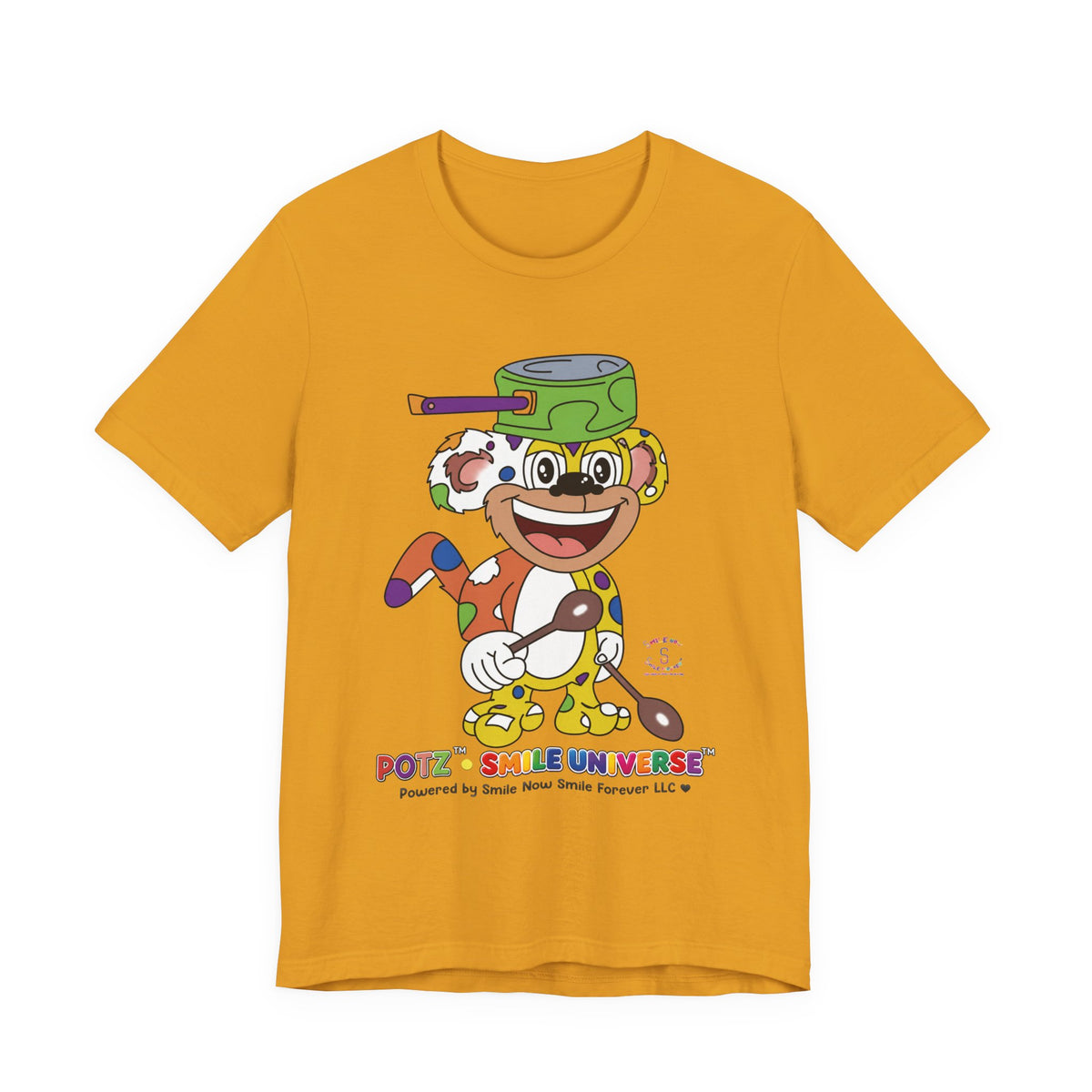 Potz™ Unisex Jersey Short Sleeve Tee – Playful Graphic Tee | Smile Universe Collection