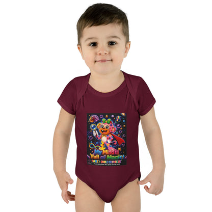 Panz™ Infant Baby Rib Bodysuit – "My Mind is Full of Magic" Graphic | Smile Universe Collection