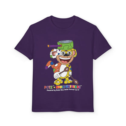 Potz™ Youth DryBlend® T-Shirt – Playful Graphic Tee | Smile Universe Collection