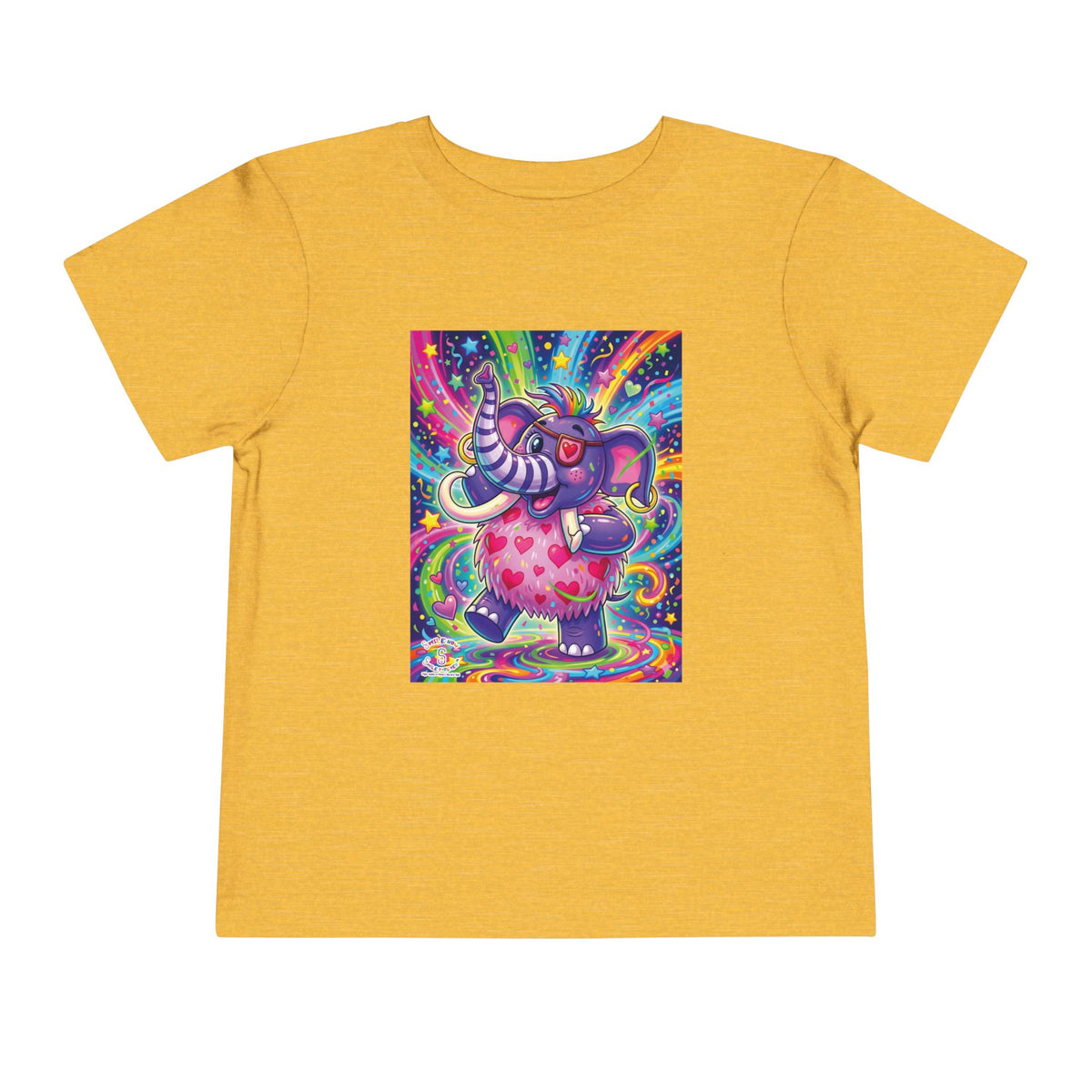 Piklez™ Toddler Short Sleeve Tee – "Born to Celebrate!" Graphic Shirt | Smile Universe Collection