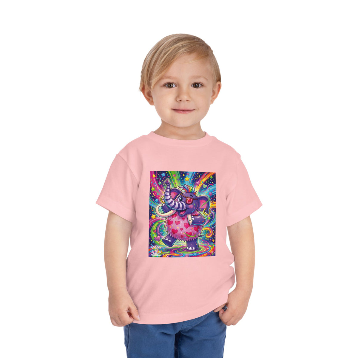Piklez™ Toddler Short Sleeve Tee – "Born to Celebrate!" Graphic Shirt | Smile Universe Collection