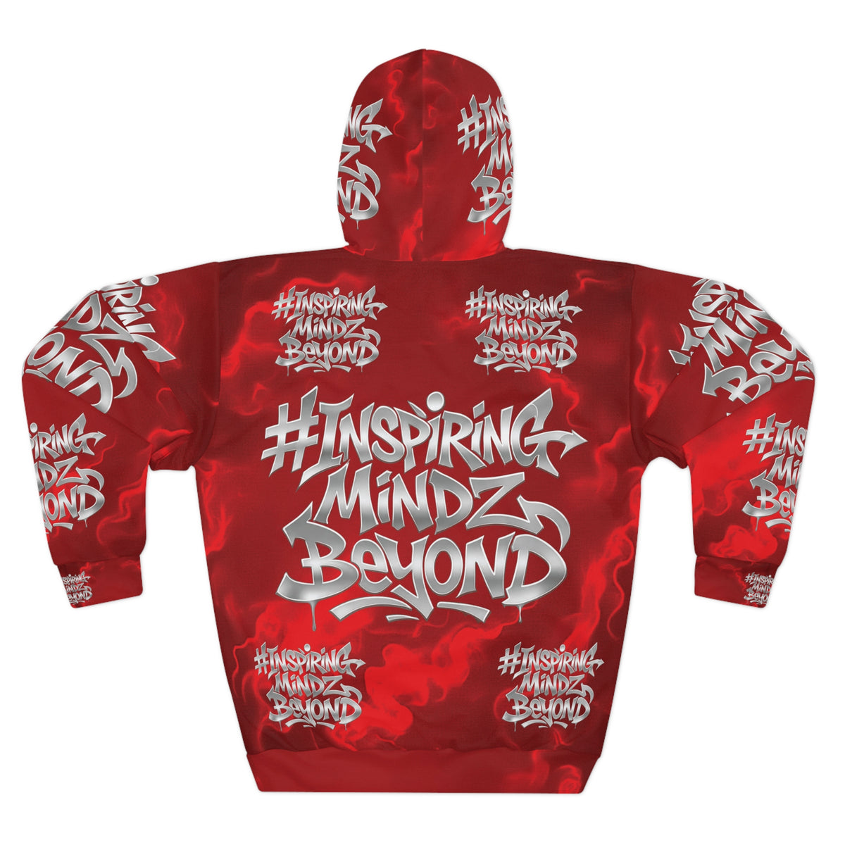 BWD Crimson Heat 1’s - Men’s AOP Pullover Hoodie (First Edition)