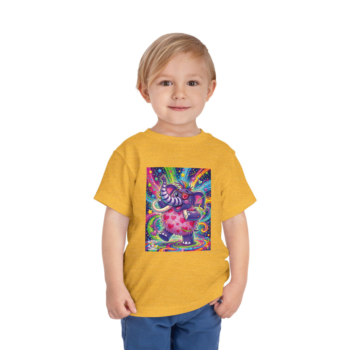 Piklez™ Toddler Short Sleeve Tee – "Born to Celebrate!" Graphic Shirt | Smile Universe Collection