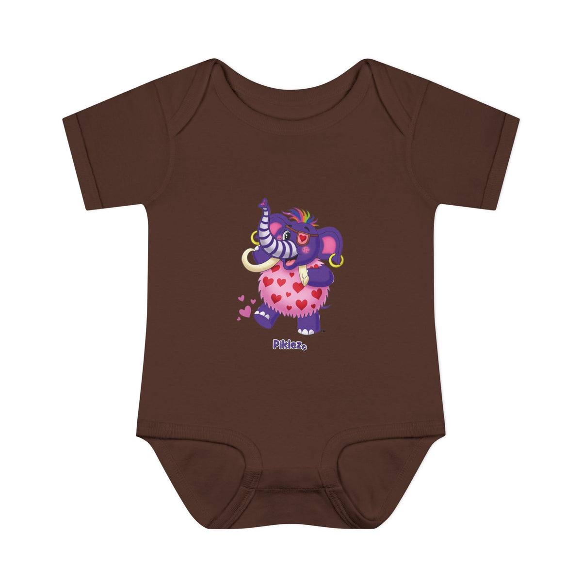 Piklez™ Infant Baby Rib Bodysuit – "Full of Love!" Graphic | Smile Universe Collection