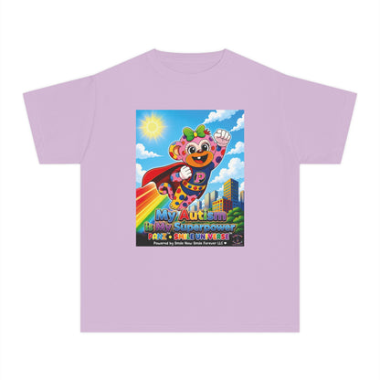 Panz™ Youth Midweight Tee – "My Autism is My Superpower" Graphic | Smile Universe Collection