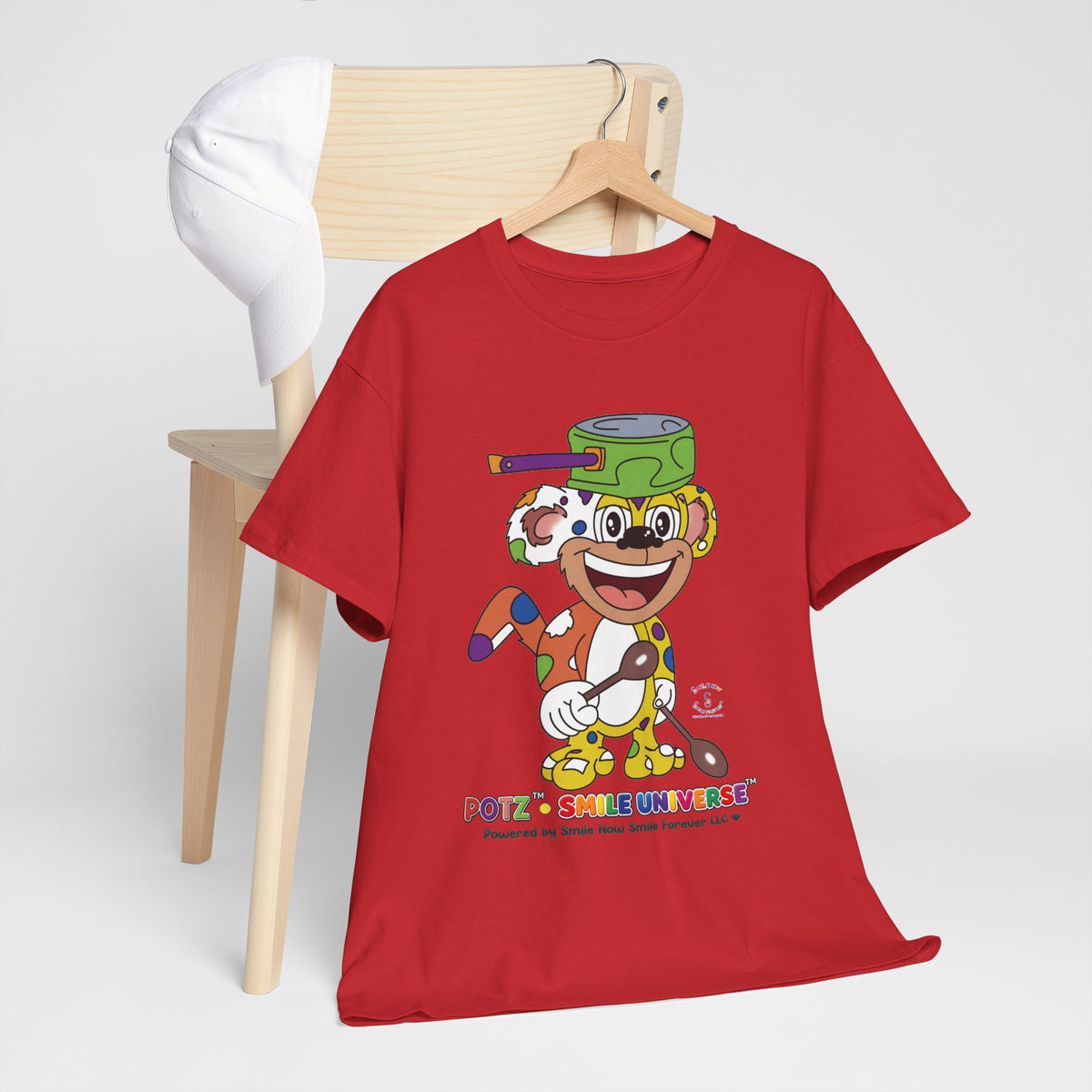 Potz™ Unisex Heavy Cotton™ Tee – Playful Graphic Tee | Smile Universe Collection