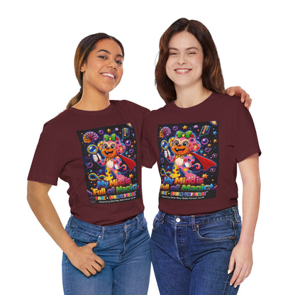 Panz™ Unisex Jersey Short Sleeve Tee – "My Mind is Full of Magic" Graphic | Smile Universe Collection