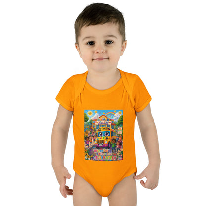 Lani™ Infant Baby Rib Bodysuit – "Where Being Different is CELEBRATED!" Graphic