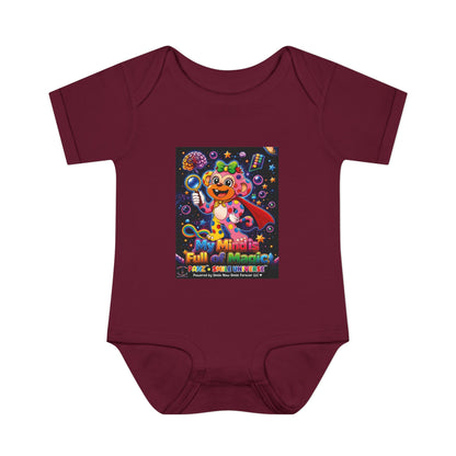 Panz™ Infant Baby Rib Bodysuit – "My Mind is Full of Magic" Graphic | Smile Universe Collection