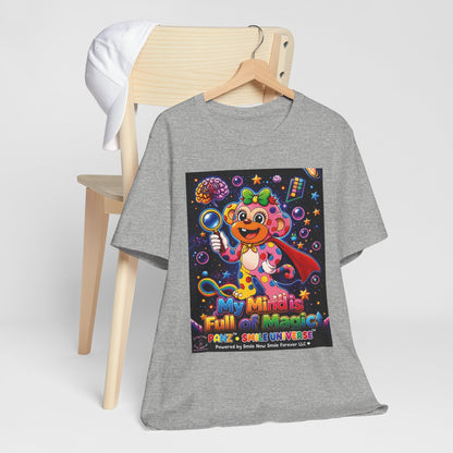 Panz™ Unisex Jersey Short Sleeve Tee – "My Mind is Full of Magic" Graphic | Smile Universe Collection