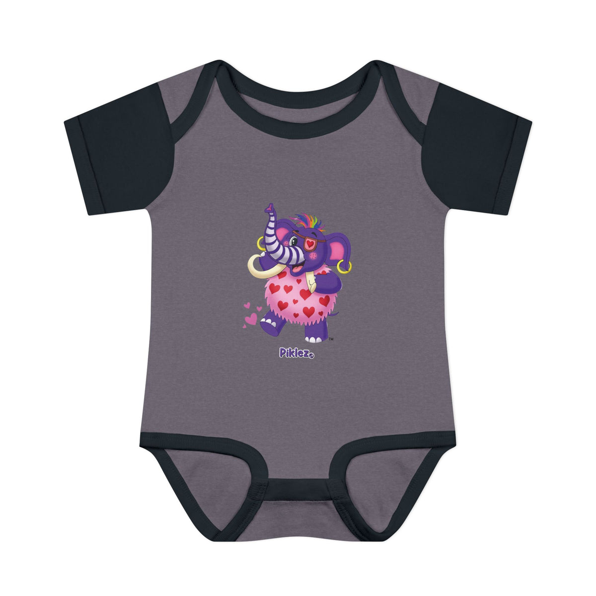 Piklez™ Infant Baby Rib Bodysuit – "Full of Love!" Graphic | Smile Universe Collection