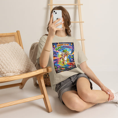 Potz™ Unisex Heavy Cotton™ Tee – "Energy is My Superpower!" Graphic Tee | Smile Universe Collection